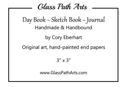 Handmade Blank Book by Cory Eberhart