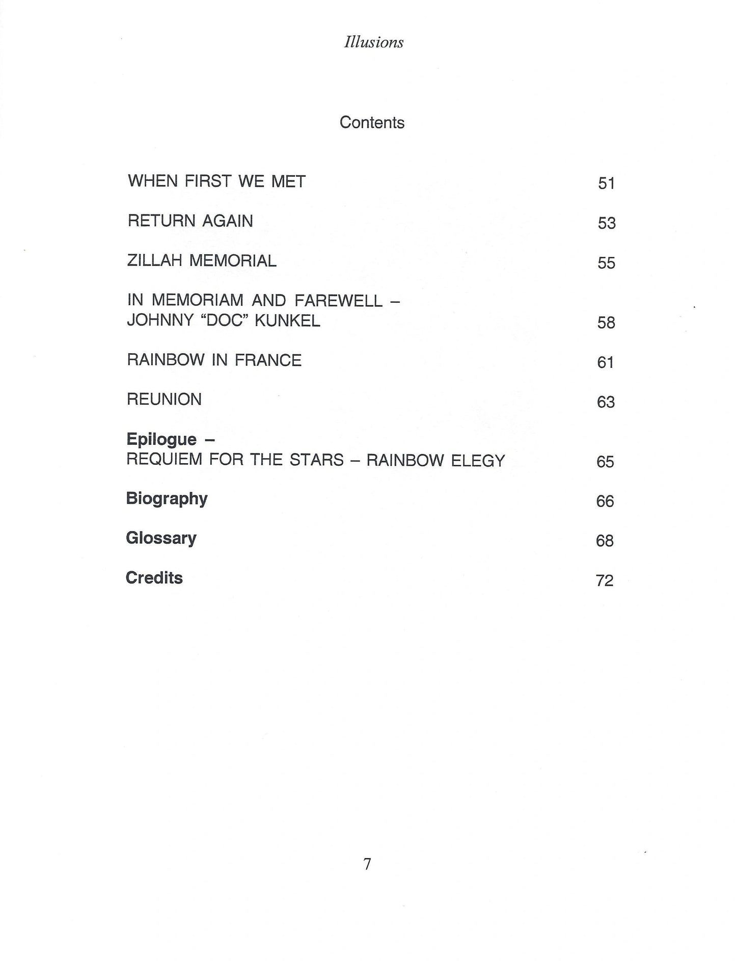 Illusions - World War II Poems by Dee R. Eberhart