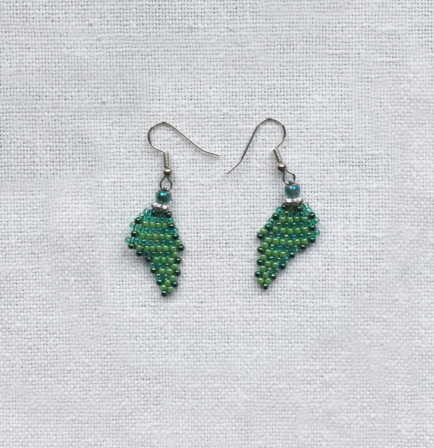 Festive Green Earrings