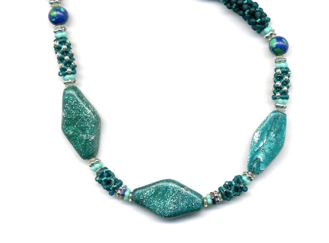 Necklace - Frosted Teal