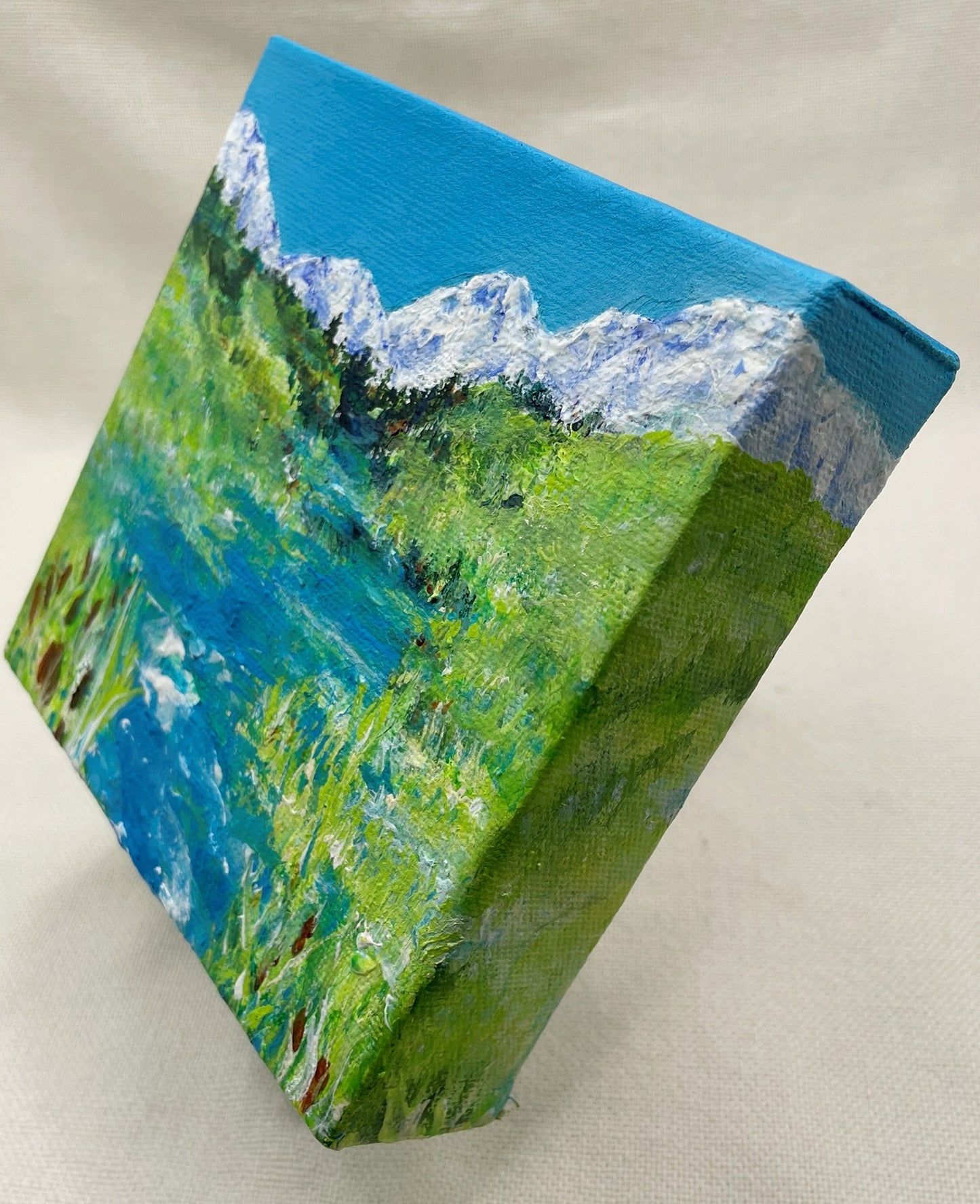 Spring Melt - Original Acrylic Painting by Sophia Eberhart