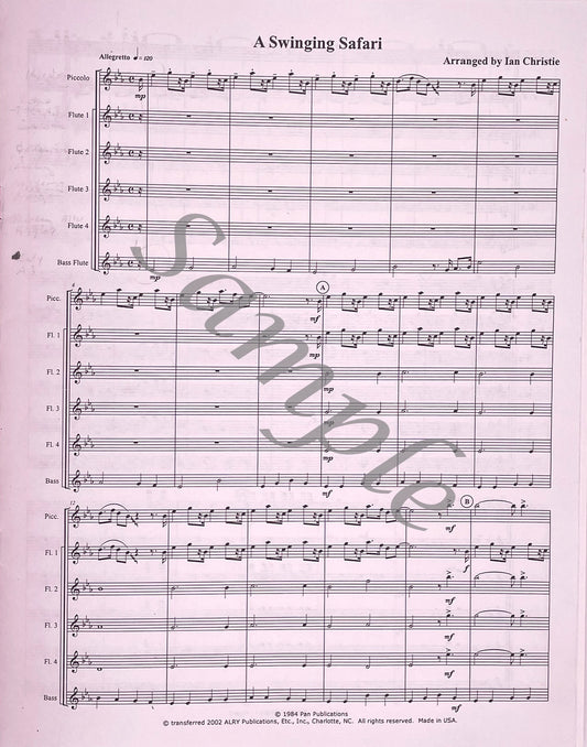 A Swinging Safari arranged by Ian Christie