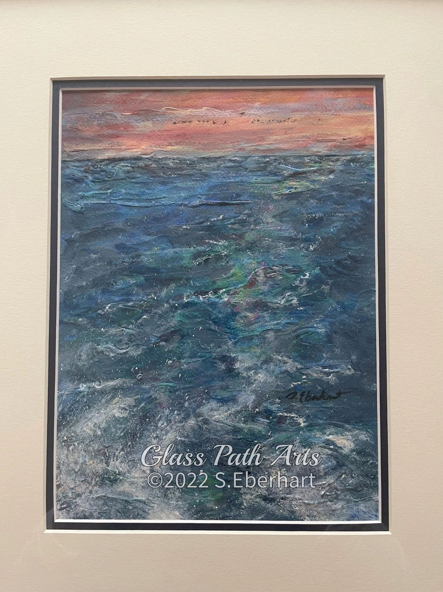 Heading Home - Original Acrylic Painting by Sophia Eberhart (Free USA Shipping)