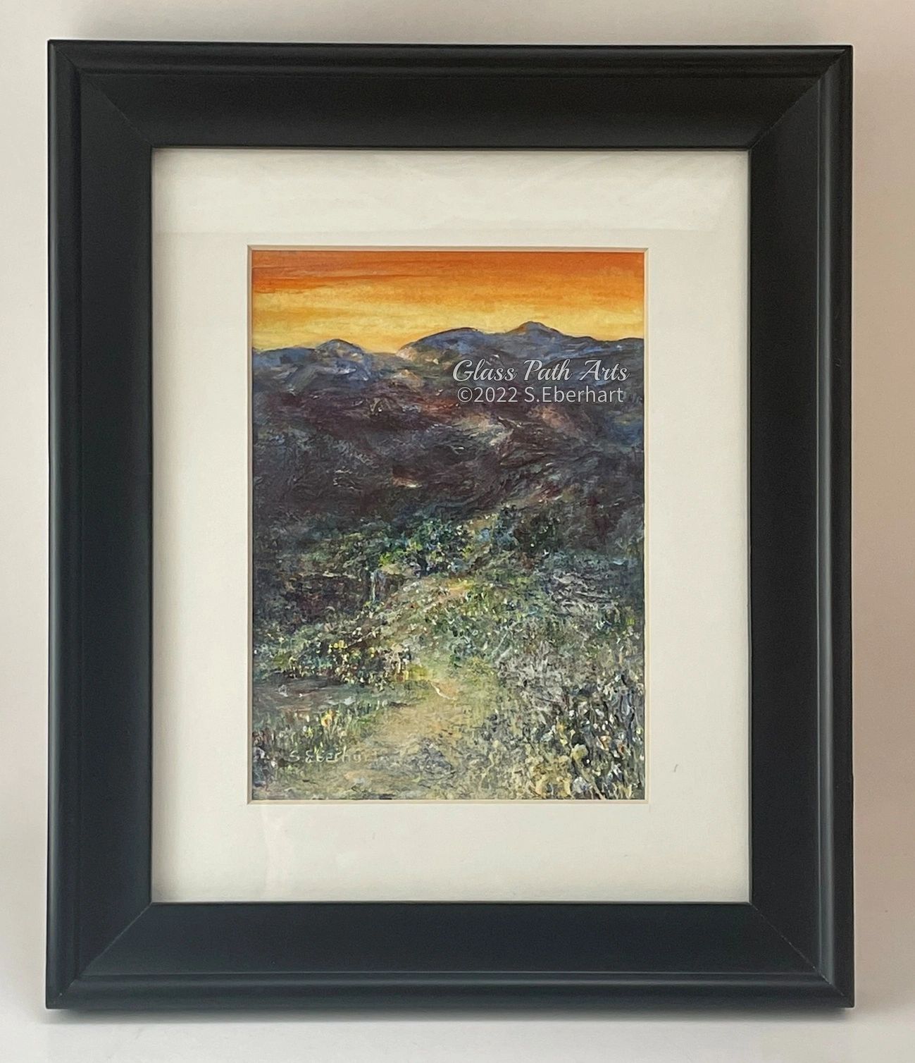 Dawn Trail - Original Acrylic Painting by Sophia Eberhart (Free USA Shipping)