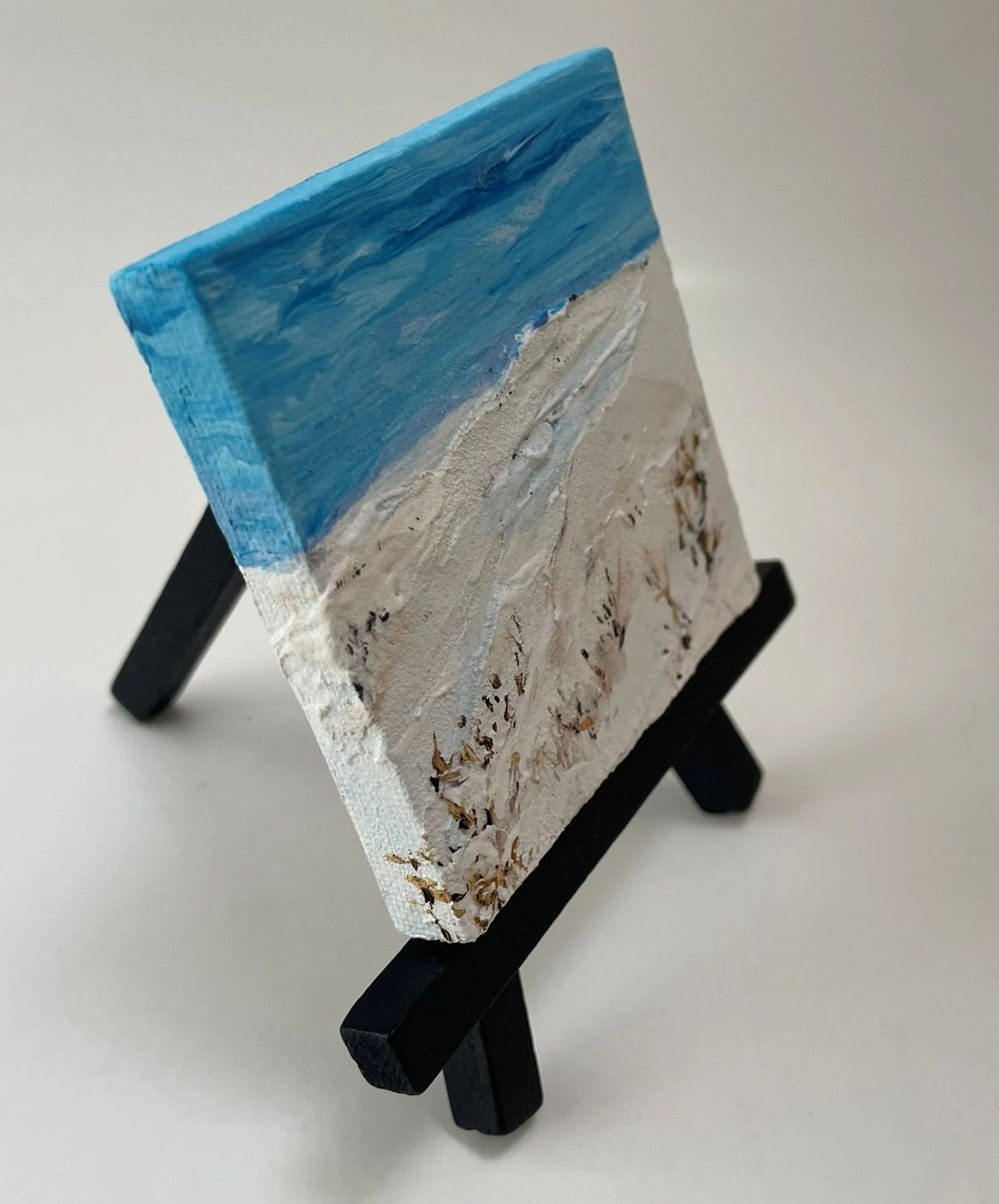 Early Drift - Original Acrylic Miniature Painting by Sophia Eberhart (Free USA Shipping)