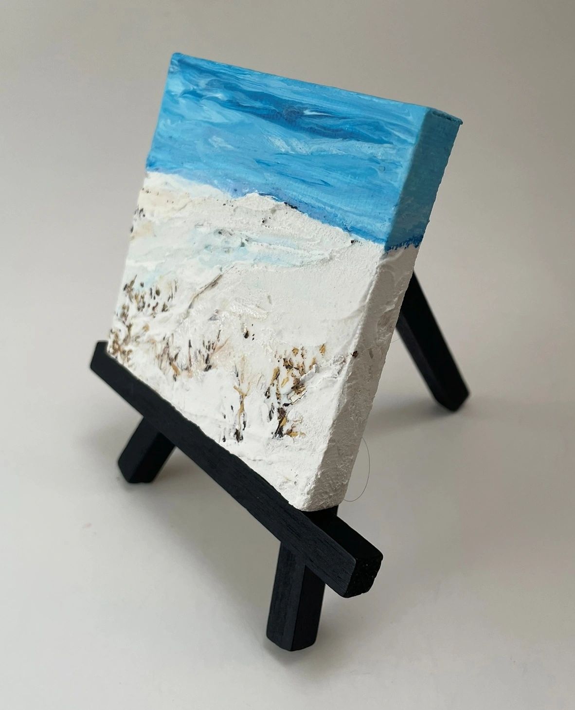 Early Drift - Original Acrylic Miniature Painting by Sophia Eberhart (Free USA Shipping)