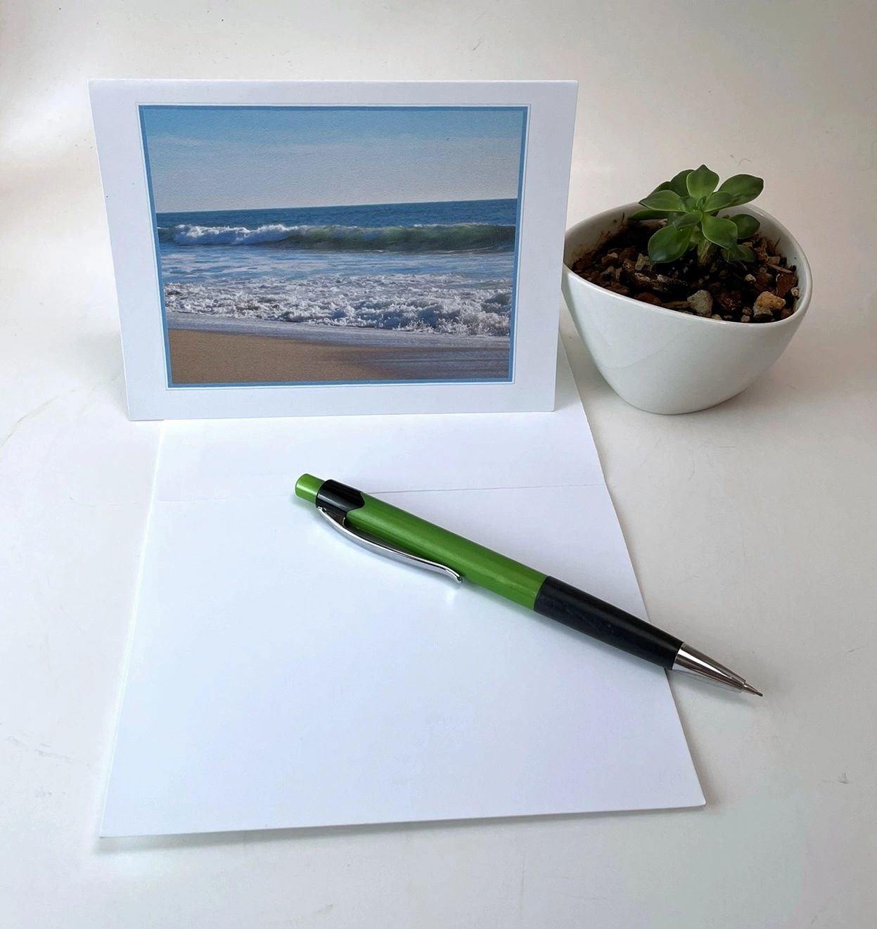 5 Ocean Beach Scenes Greeting Cards