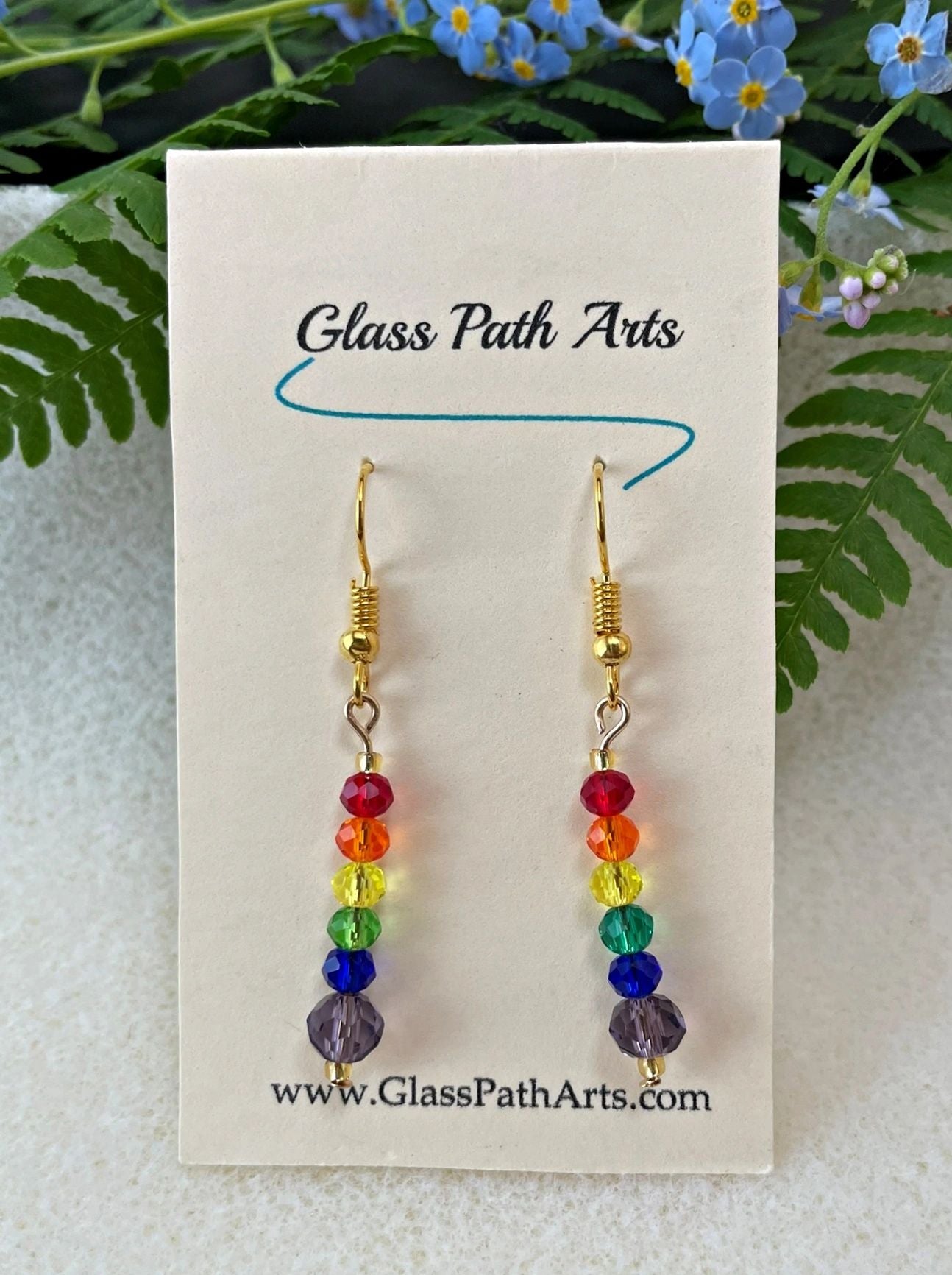 Rainbow Crystal Earrings