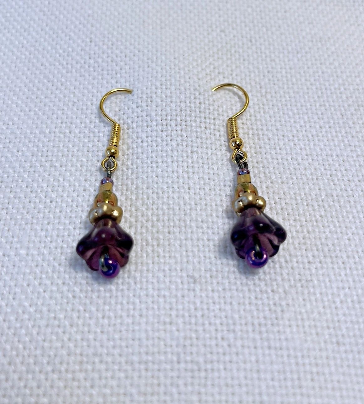 Purple Tulip II Earrings