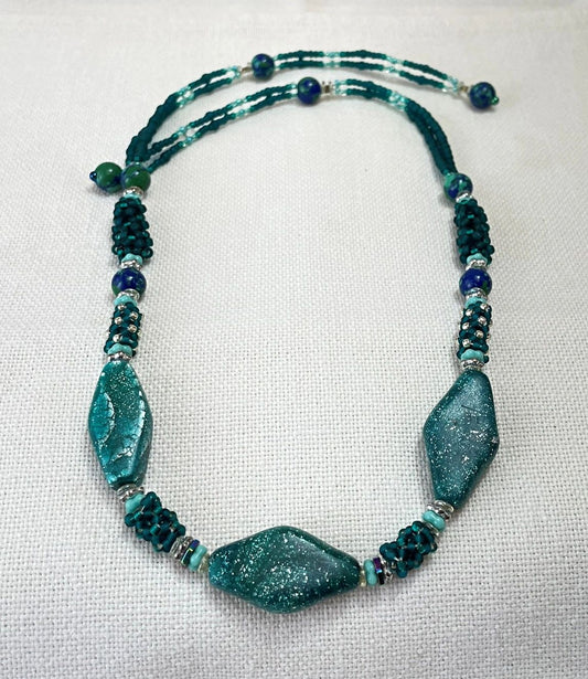 Necklace - Frosted Teal