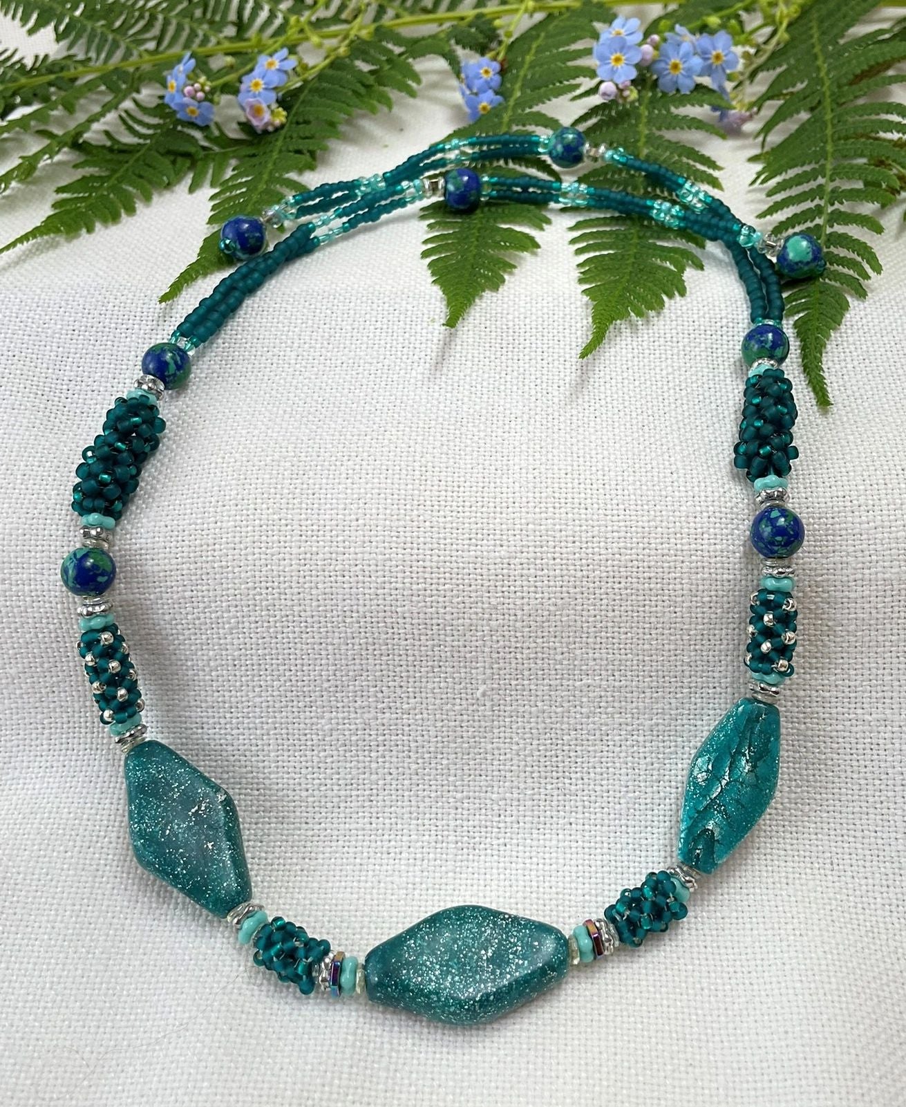 Necklace - Frosted Teal
