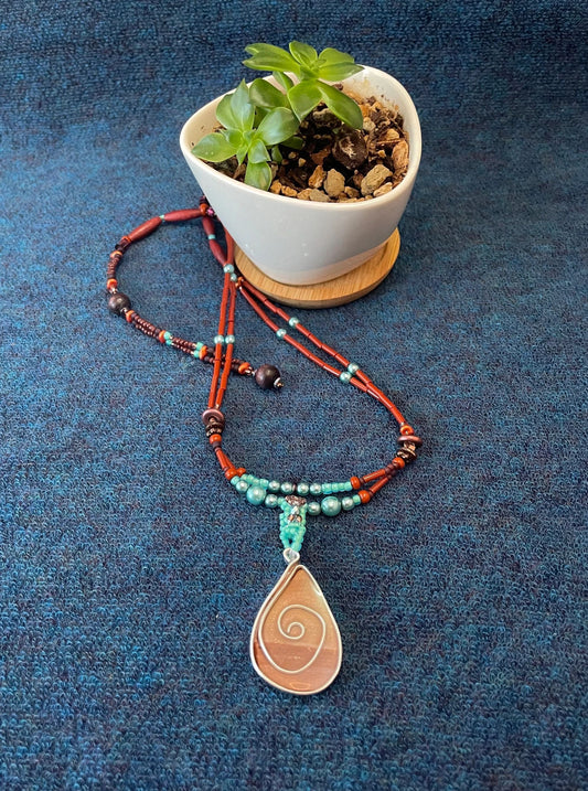 Necklace - Caramel Bay