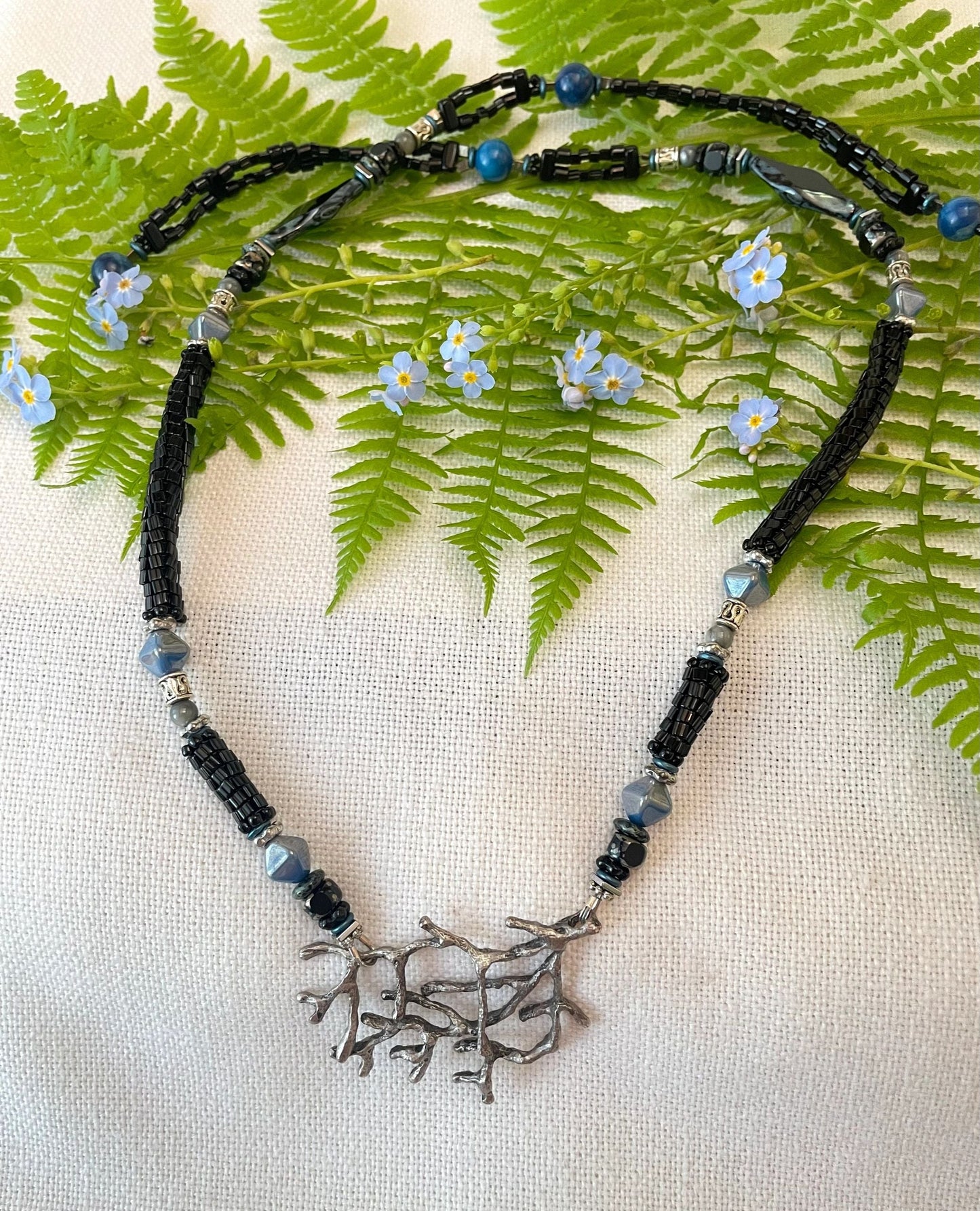 Necklace - Silver Forest