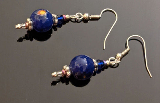 Petals in Blue Earrings