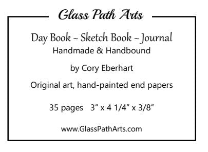 Handmade Blank Book by Cory Eberhart