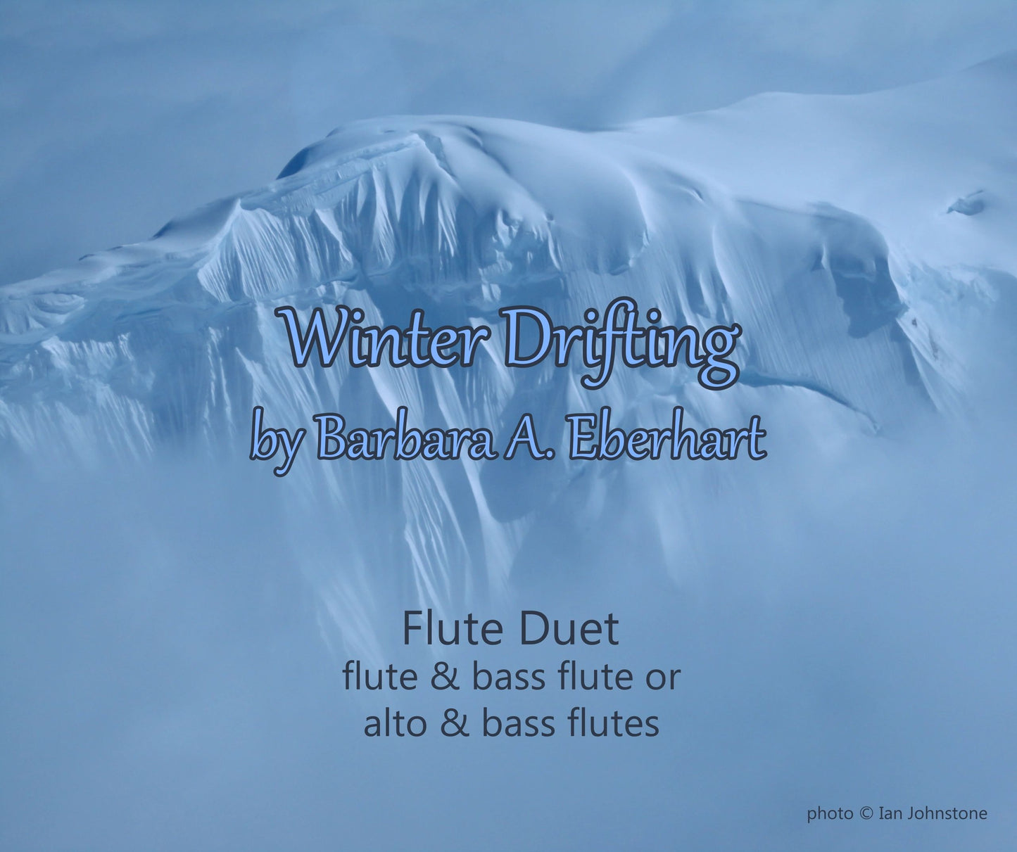 Winter Drifting Flute Duet - Sheet Music Digital Download