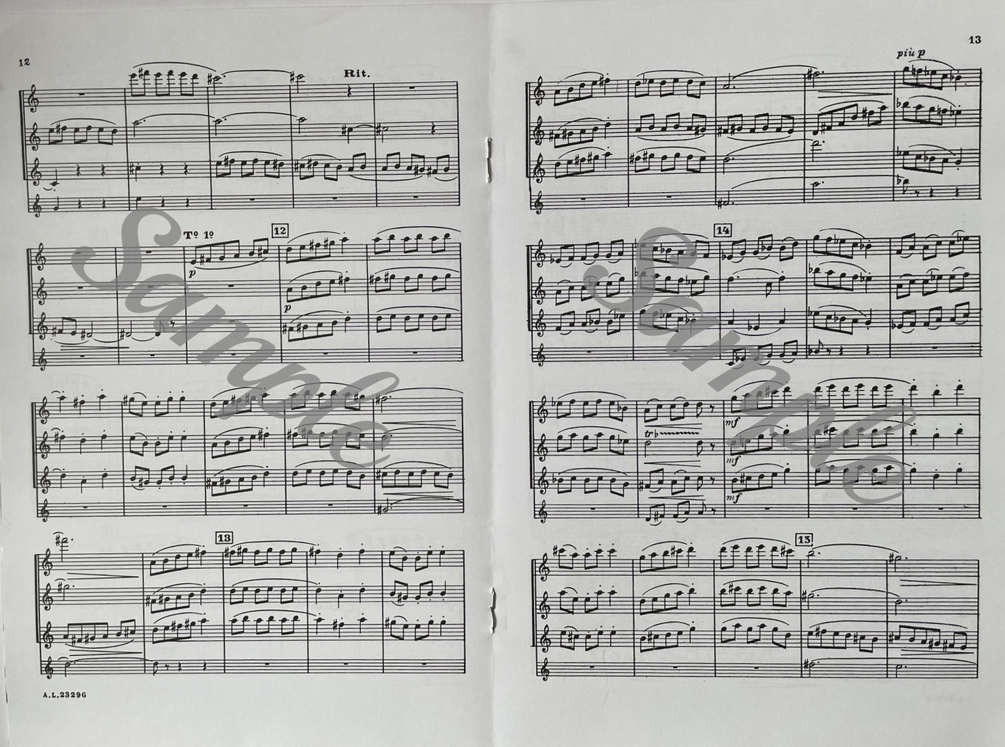 Flûtes en Vacances by Jacques Castérède for 3 or 4 Flutes