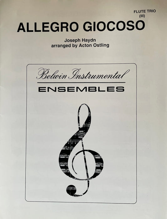 Allegro Giocoso for Flute Trio by Joseph Haydn