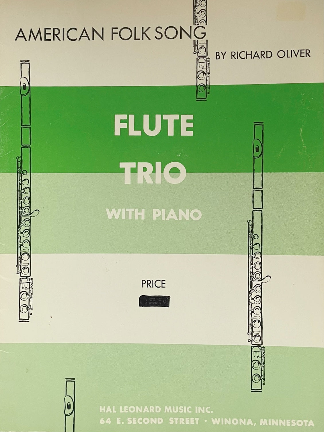 American Folk Song Flute Trio with Piano by Richard Oliver