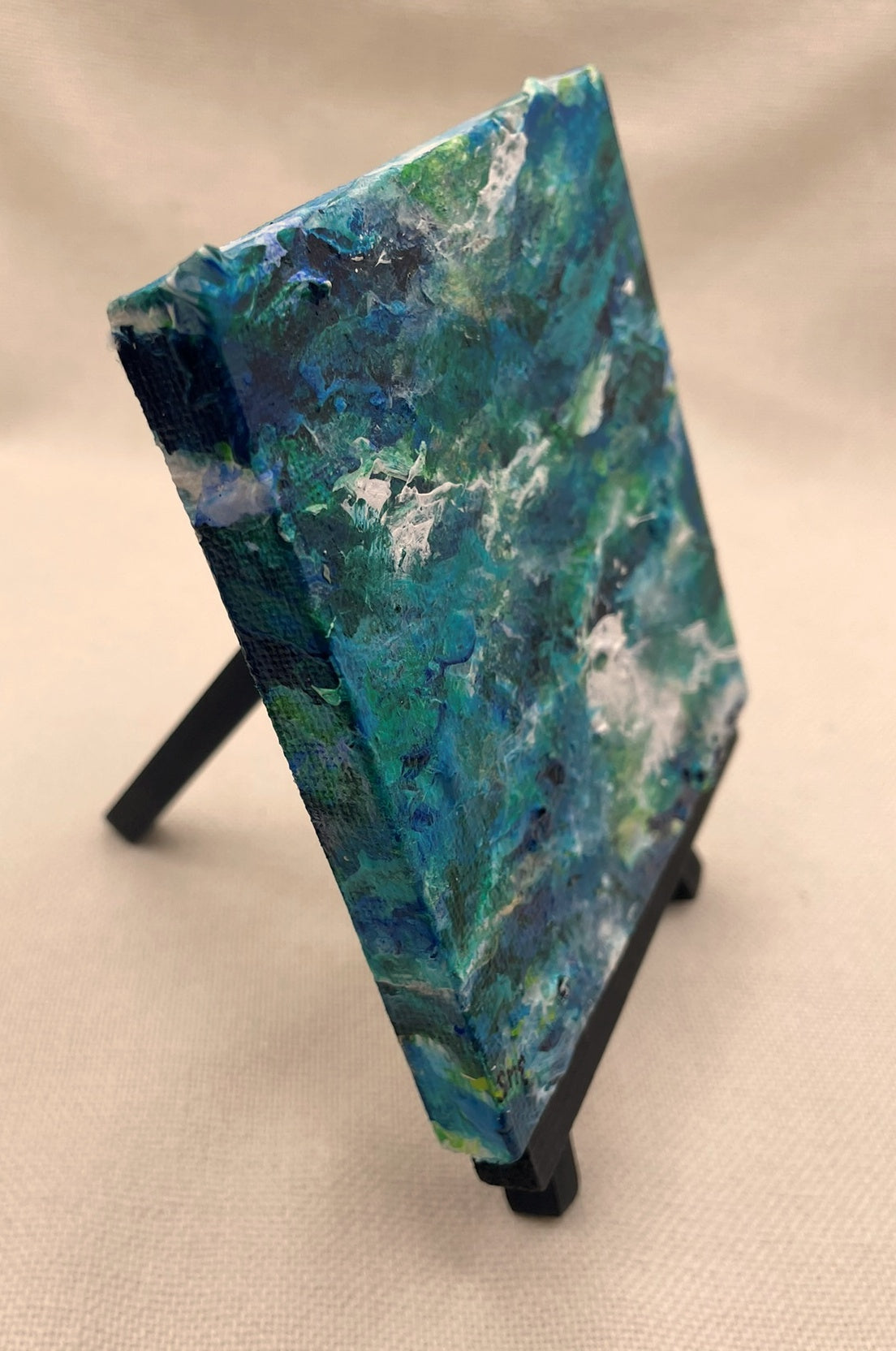 Turbulence IV - Original Acrylic Painting by Sophia Eberhart