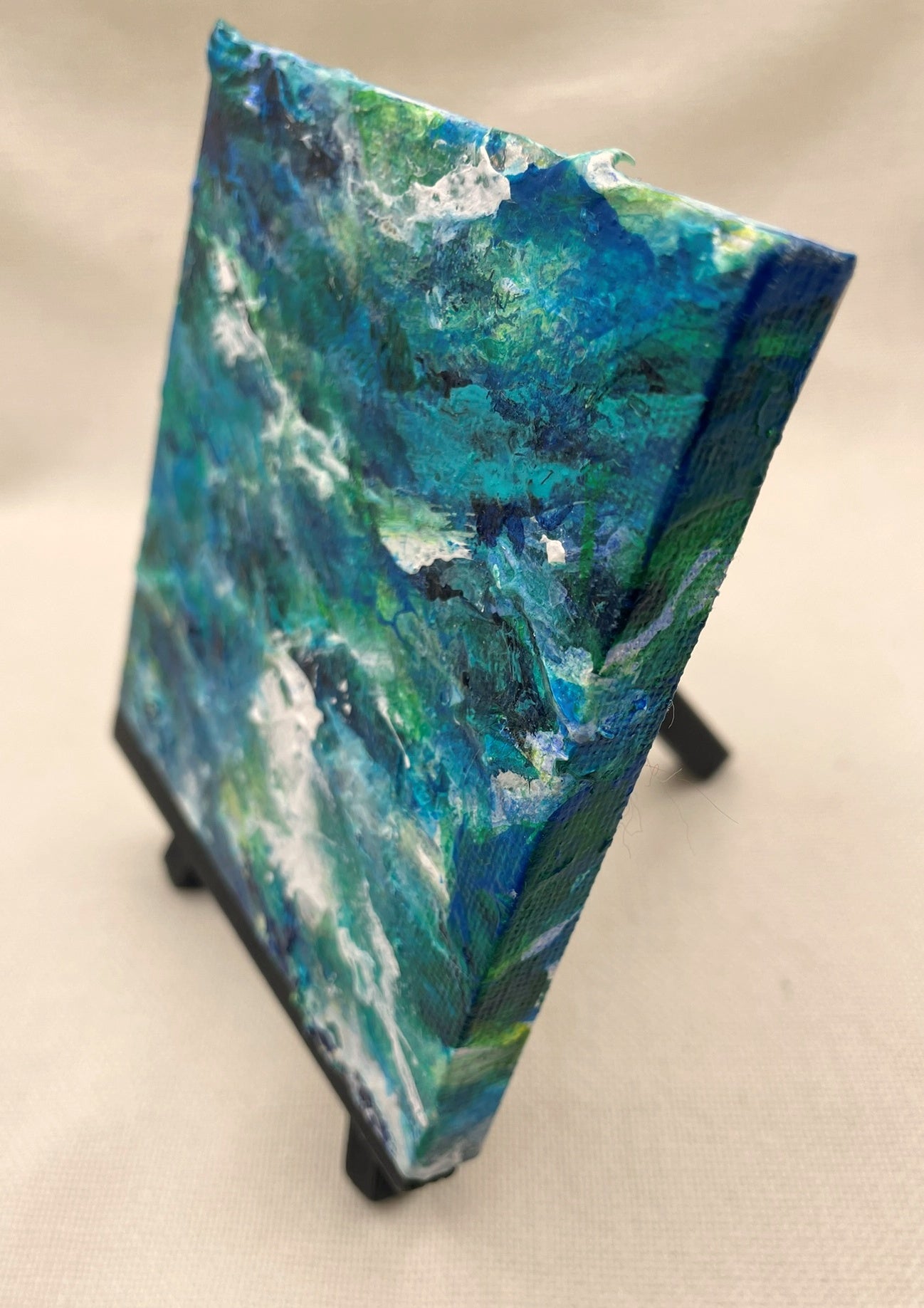 Turbulence IV - Original Acrylic Painting by Sophia Eberhart