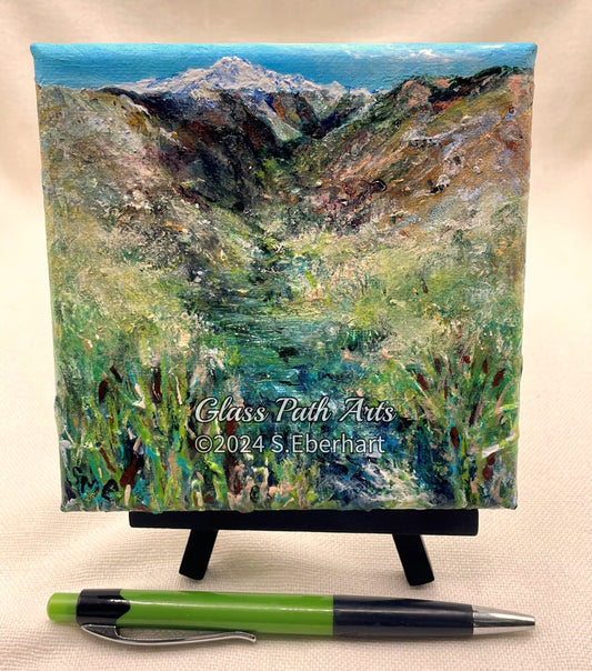 River Source IV - Original Acrylic Painting by Sophia Eberhart