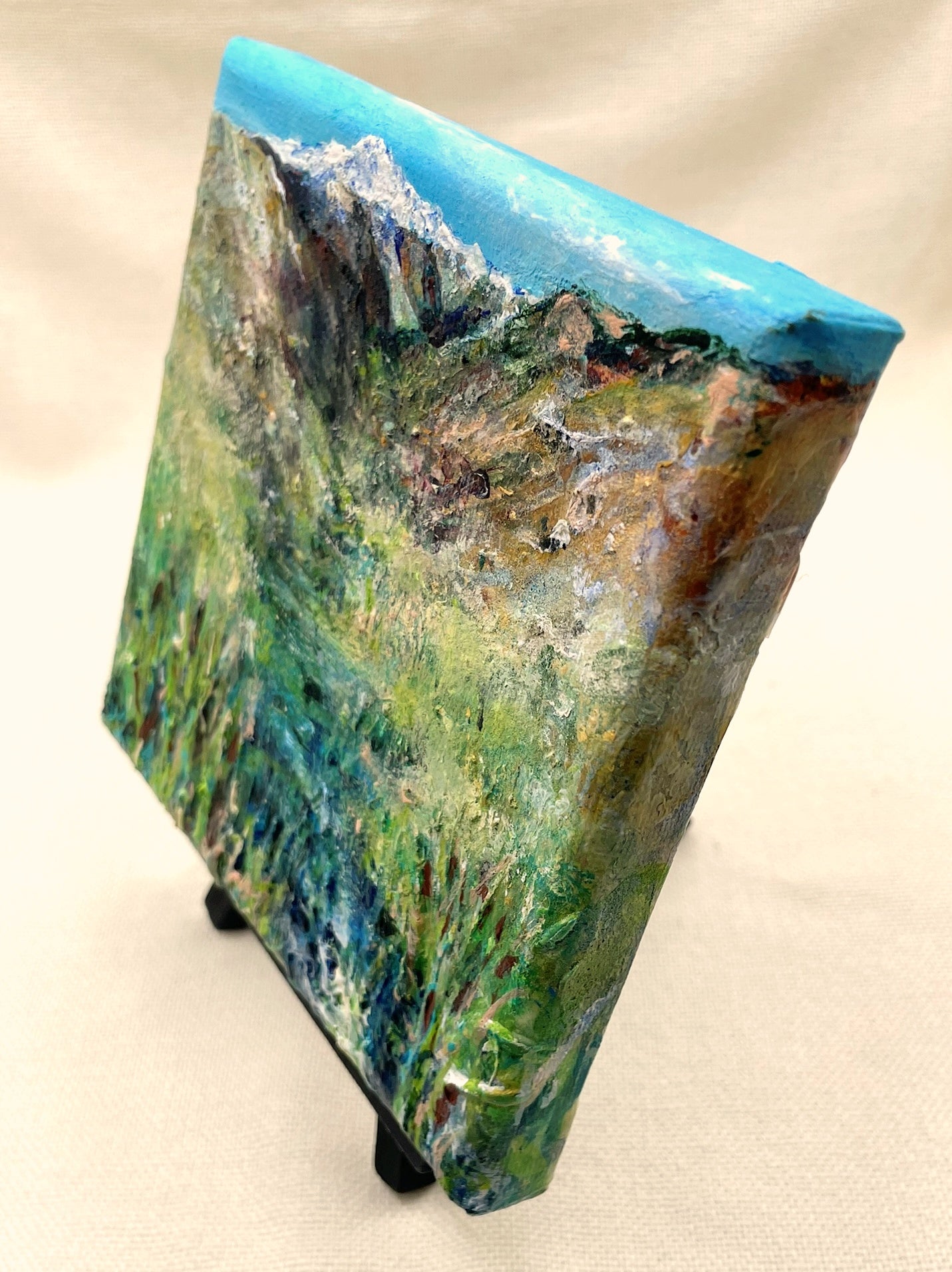 River Source IV - Original Acrylic Painting by Sophia Eberhart