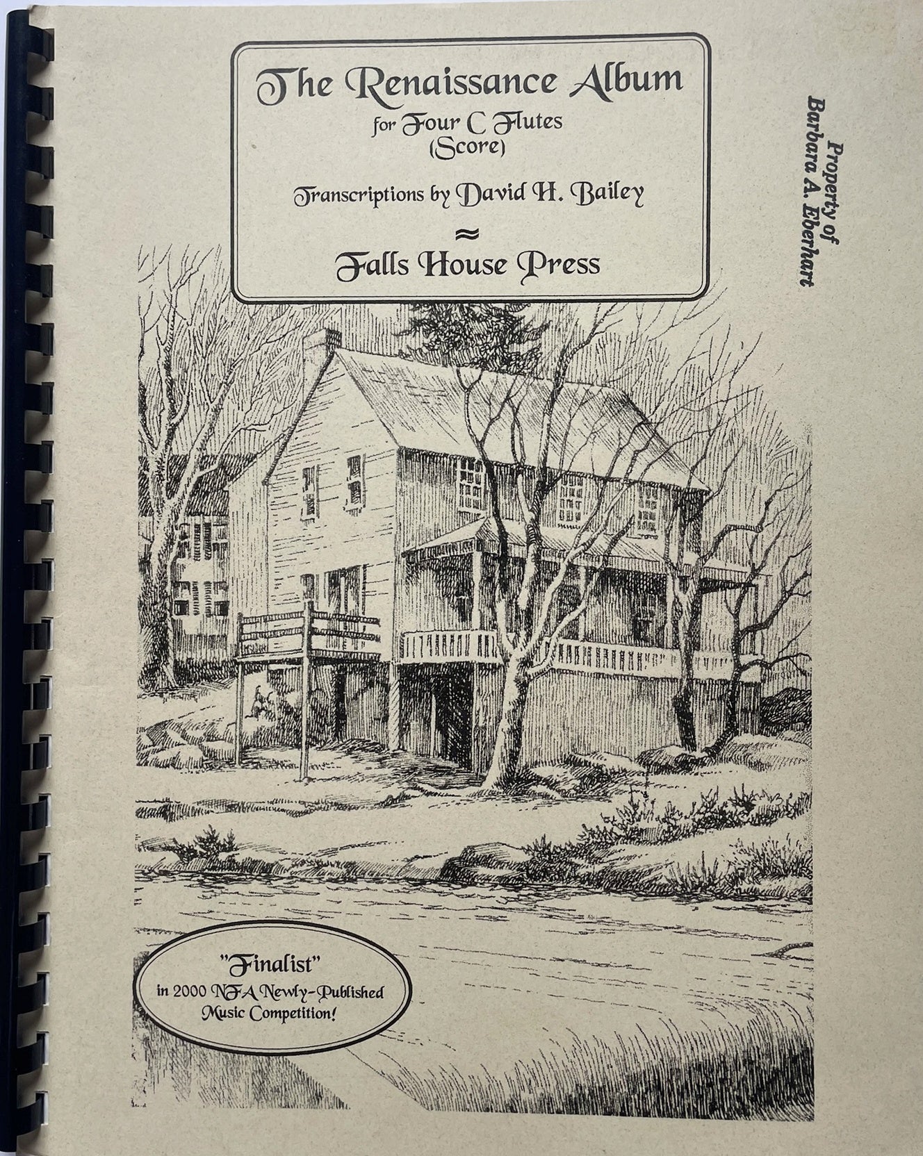 The Renaissance Album for Four Flutes transcribed by David H. Bailey