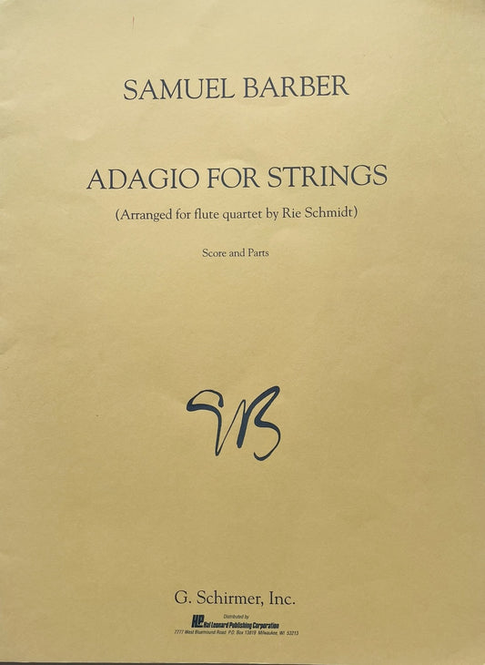 Adagio for Strings for Flute Quartet by Samuel Barber
