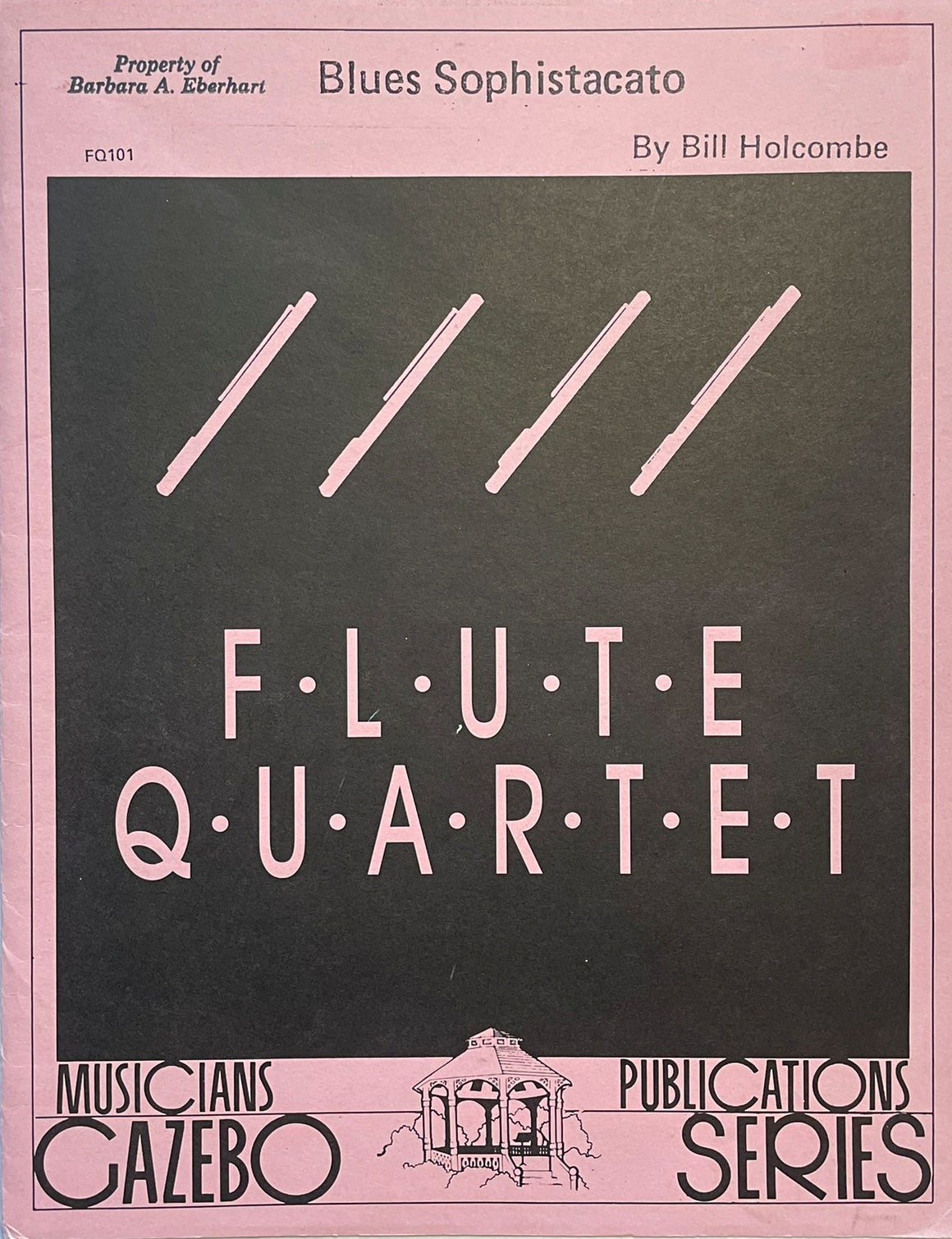 Blues Sophisticato for Flute Quartet by Bill Holcombe