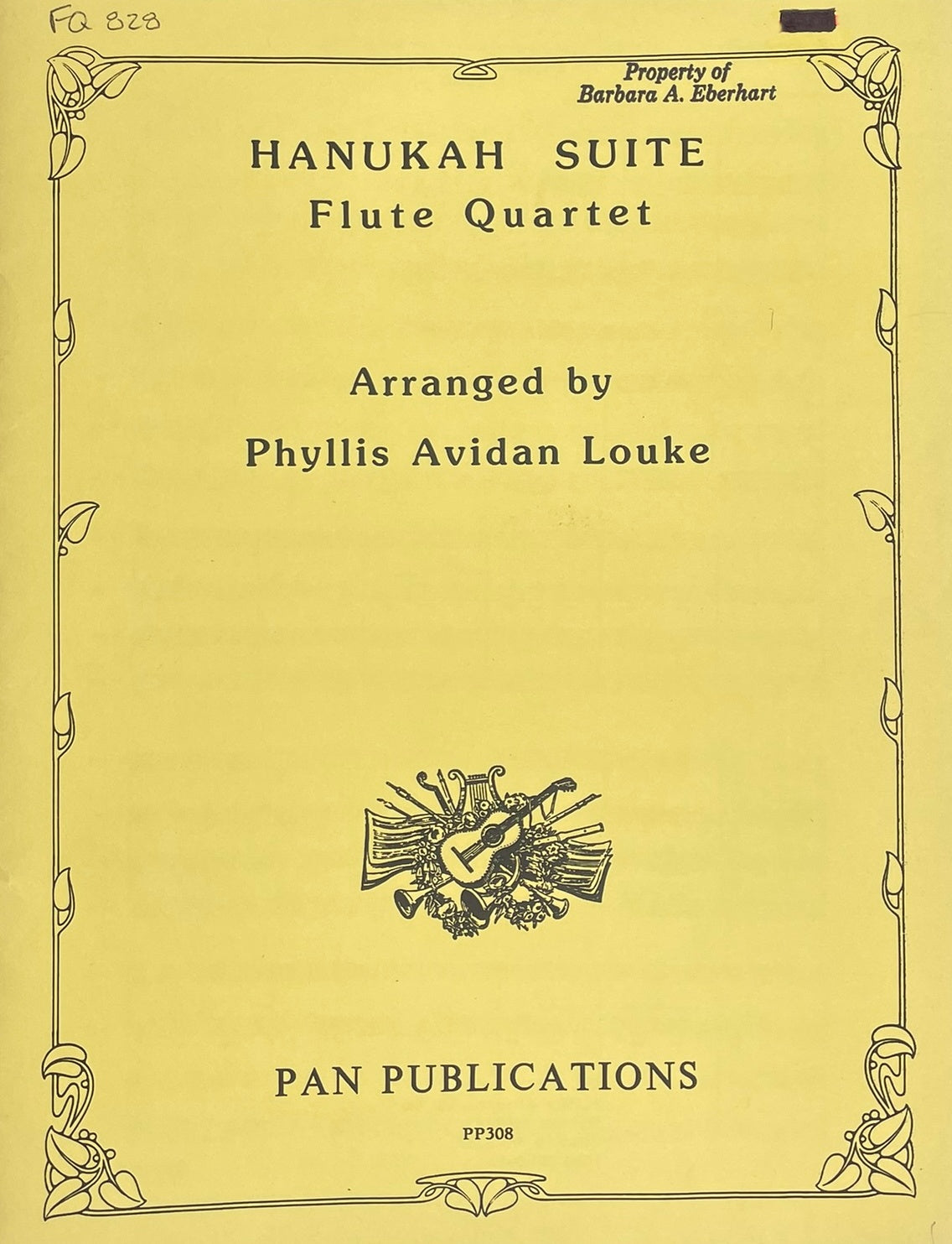 Hanukah Suite Flute Quartet arranged by Phyllis Avidan Louke