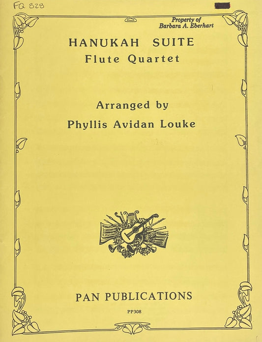 Hanukah Suite Flute Quartet arranged by Phyllis Avidan Louke