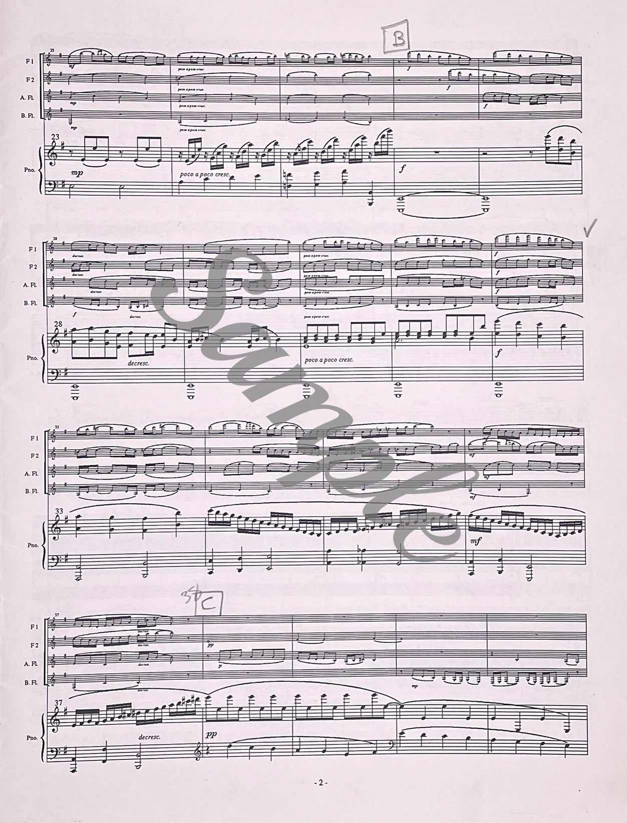 Academie of Dance for Flute Quartet by Catherine McMichael