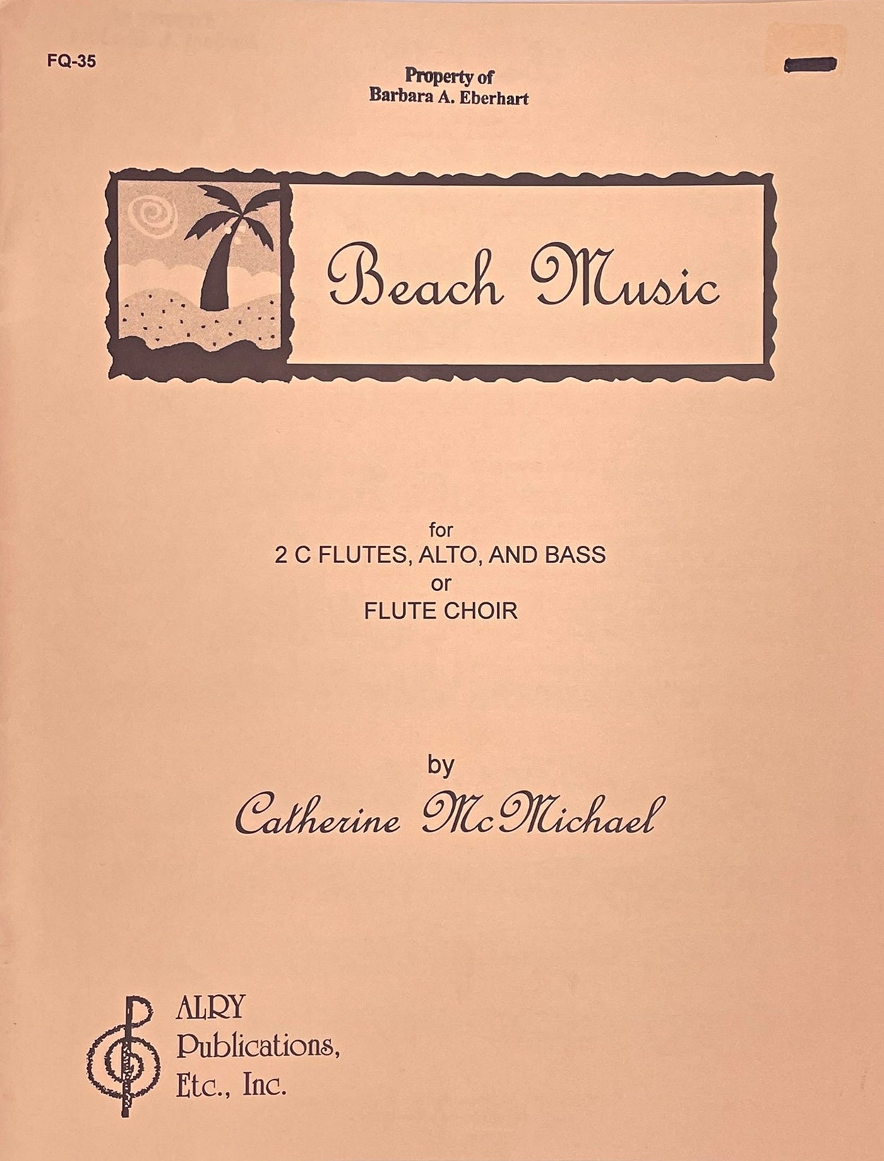 Beach Music for Flute Quartet by Catherine McMichael