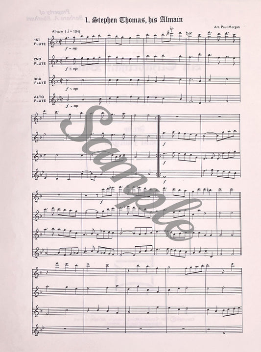 An Elizabethan Suite Flute Quartet arr. by Paul Morgan