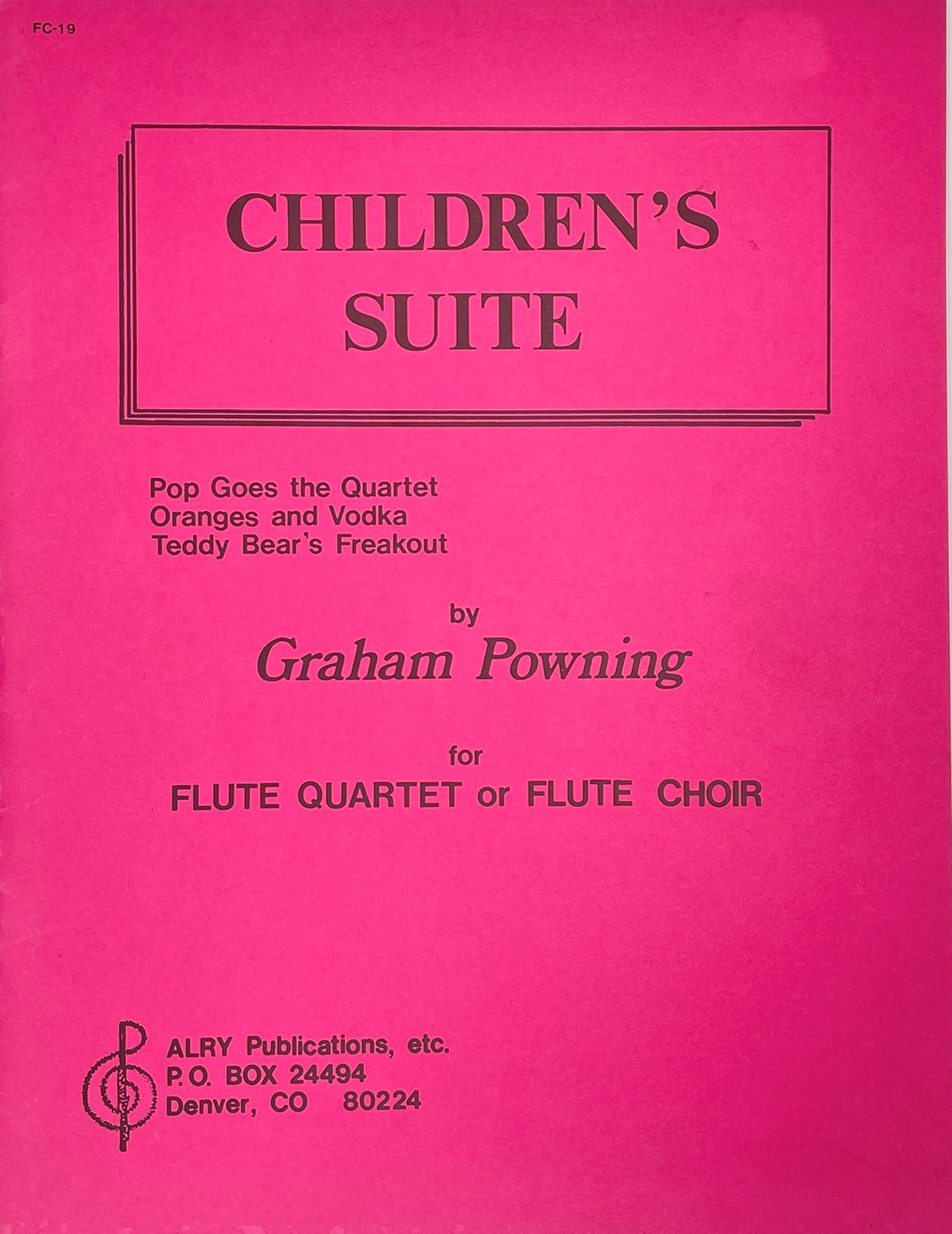 Children's Suite Flute Quartet by Graham Powning