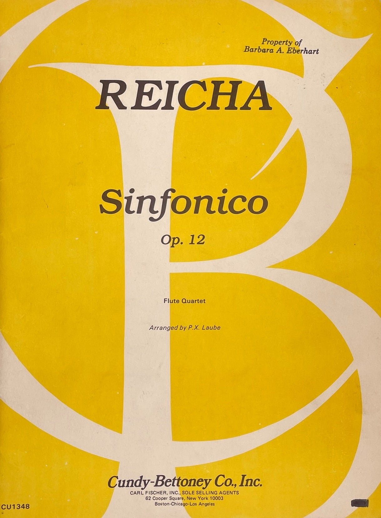 Sinfonico, Op. 12 by Anton Reicha