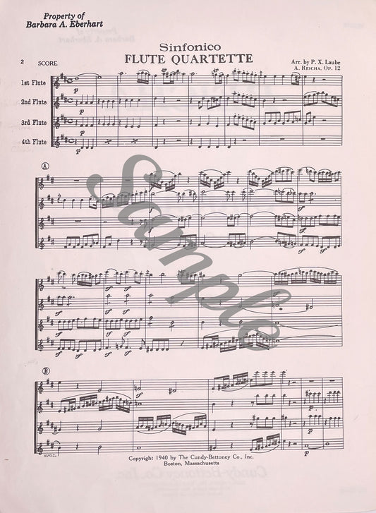 Sinfonico, Op. 12 by Anton Reicha