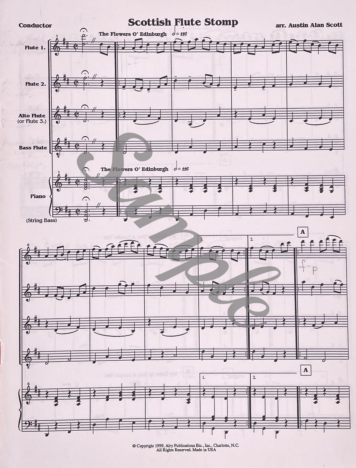 Scottish Flute Stomp by Austin Alan Scott
