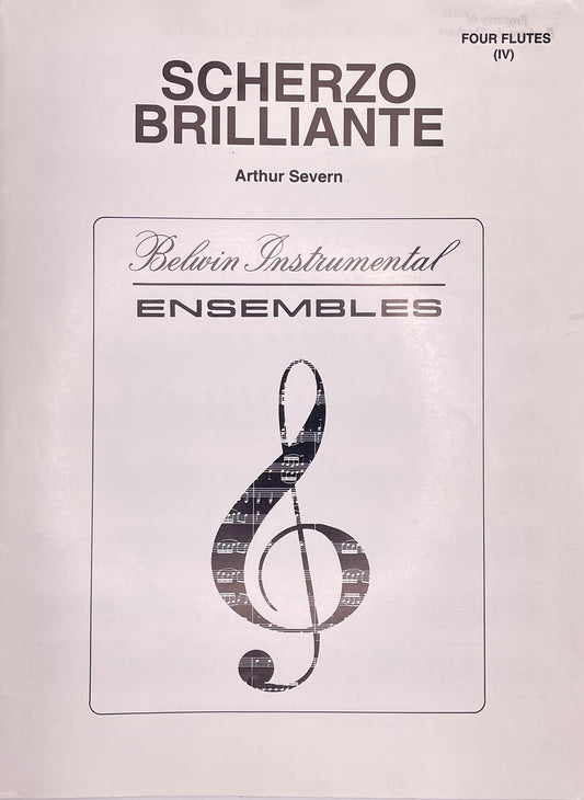 Scherzo Brilliante Flute Quartet by Arthur Severn