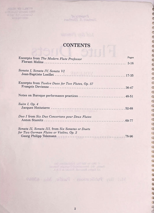 Flute Duets Volume 1 compiled by Gilliam & McCaskill