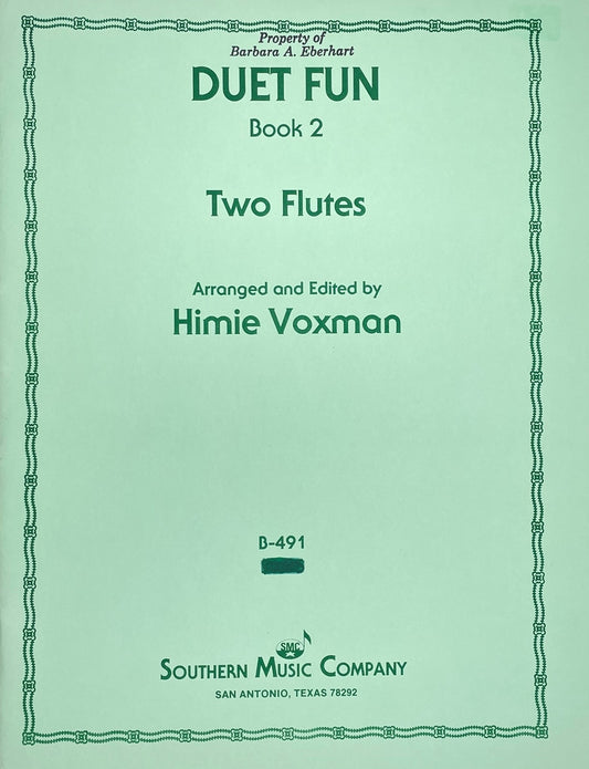 Duet Fun for Two Flutes Book 2 by Himie Voxman