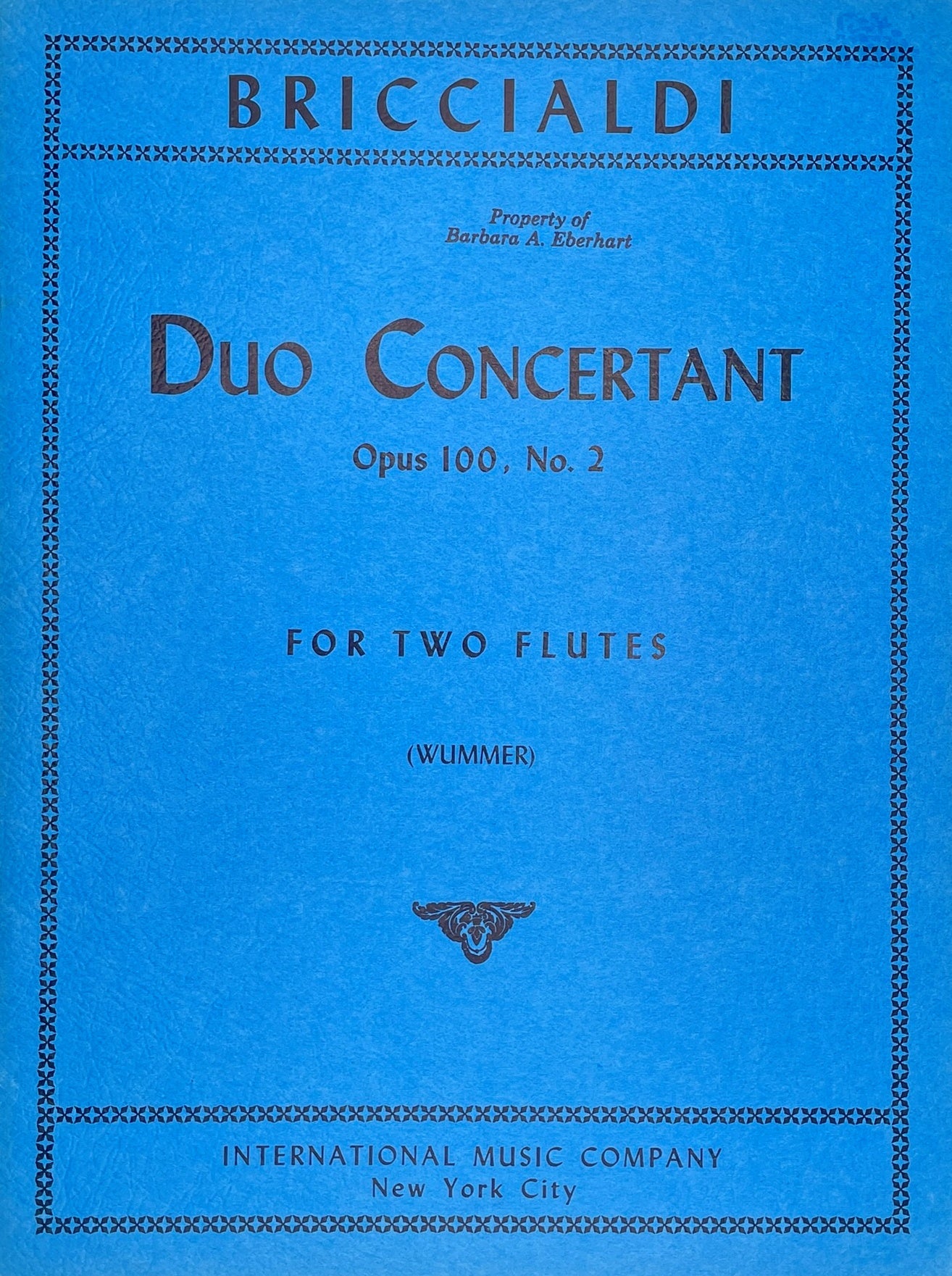 Duo Concertante, Op. 100, No. 2 by Giulio Briccialdi