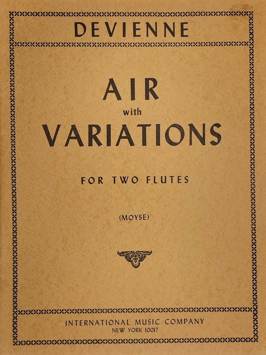 Air with Variations for Two Flutes by Francois Devienne