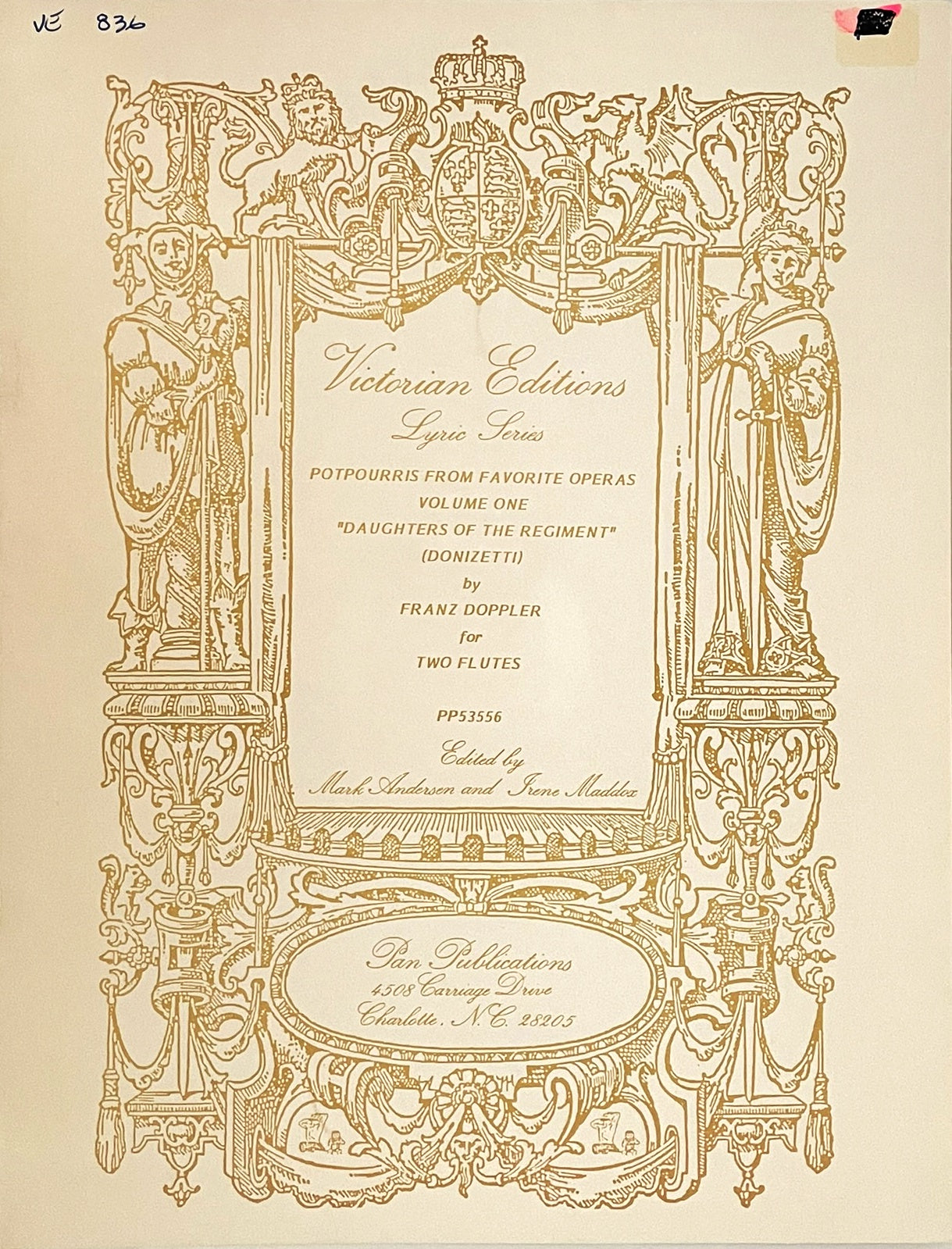 Potpourris from Favorite Operas Vol. 1 "Daughters of the Regiment" (Donizetti) by Franz Doppler