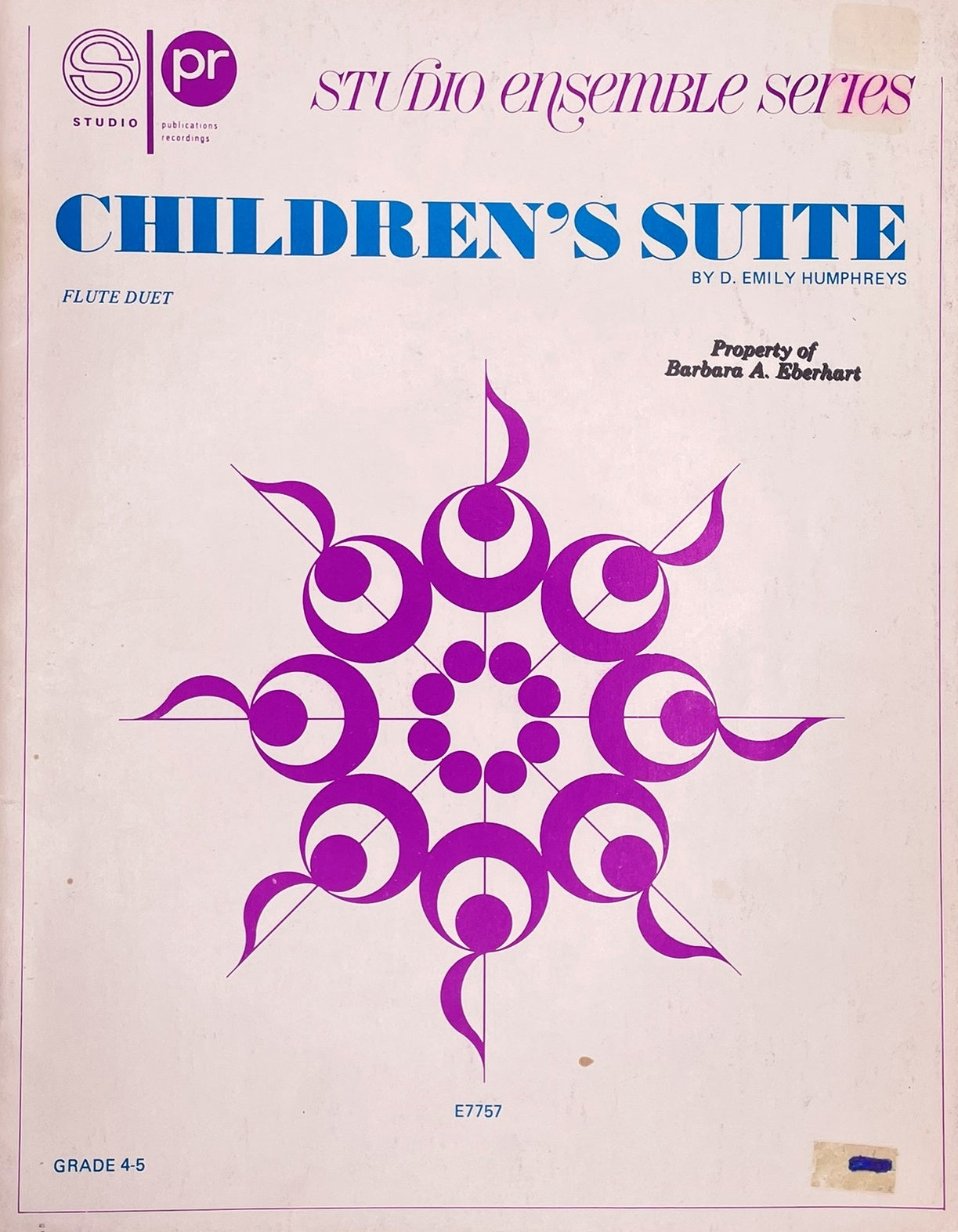 Children's Suite Flute Duet by D. Emily Humphreys