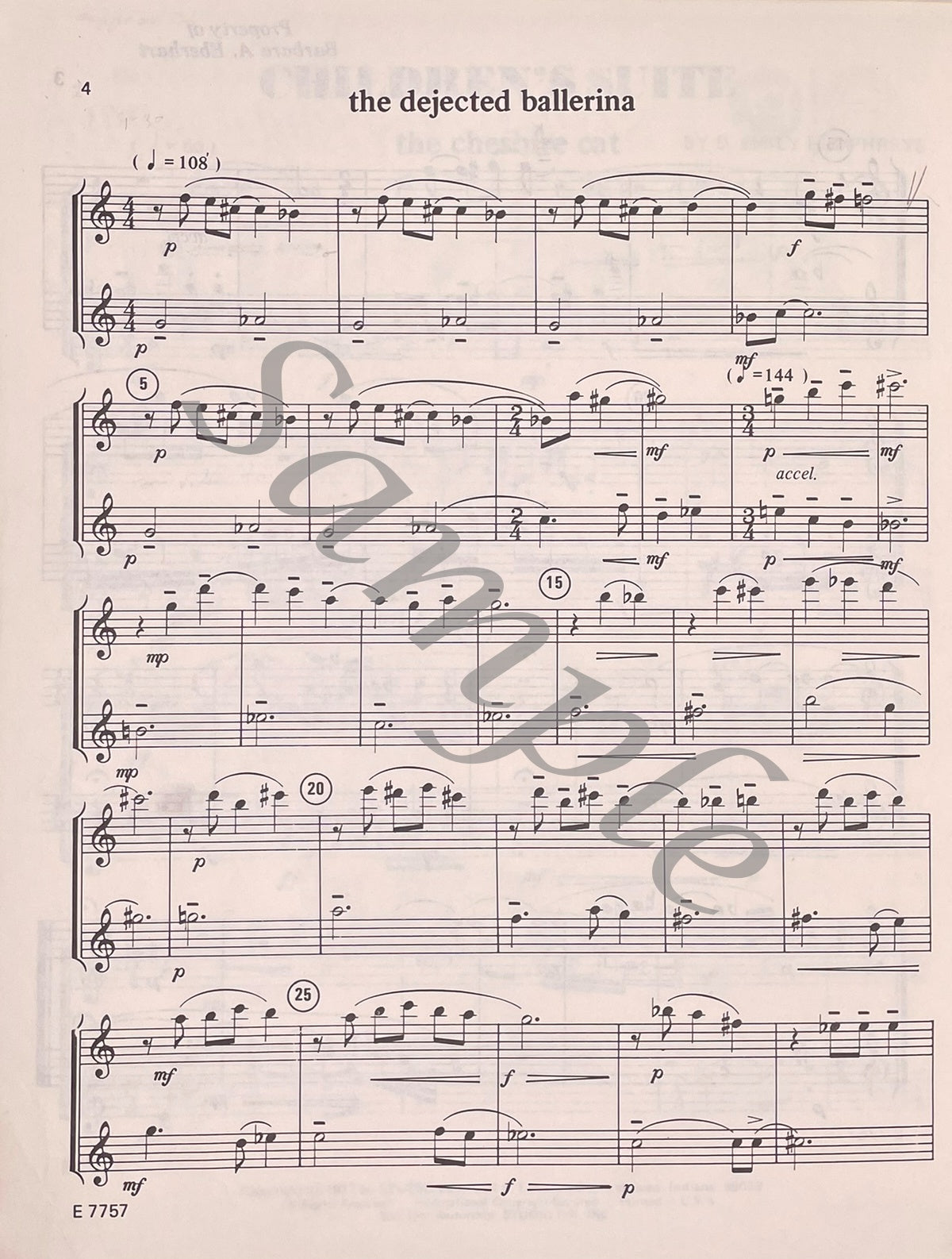 Children's Suite Flute Duet by D. Emily Humphreys