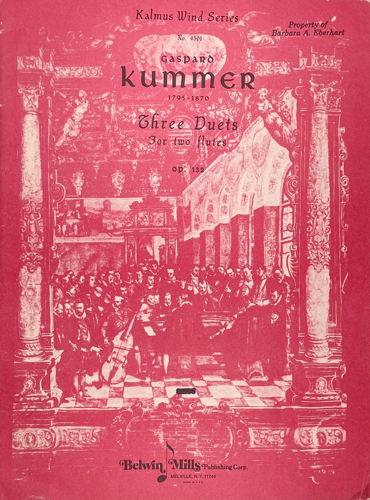 Three Duets for Two Flutes, Op. 132 by Gaspard Kummer