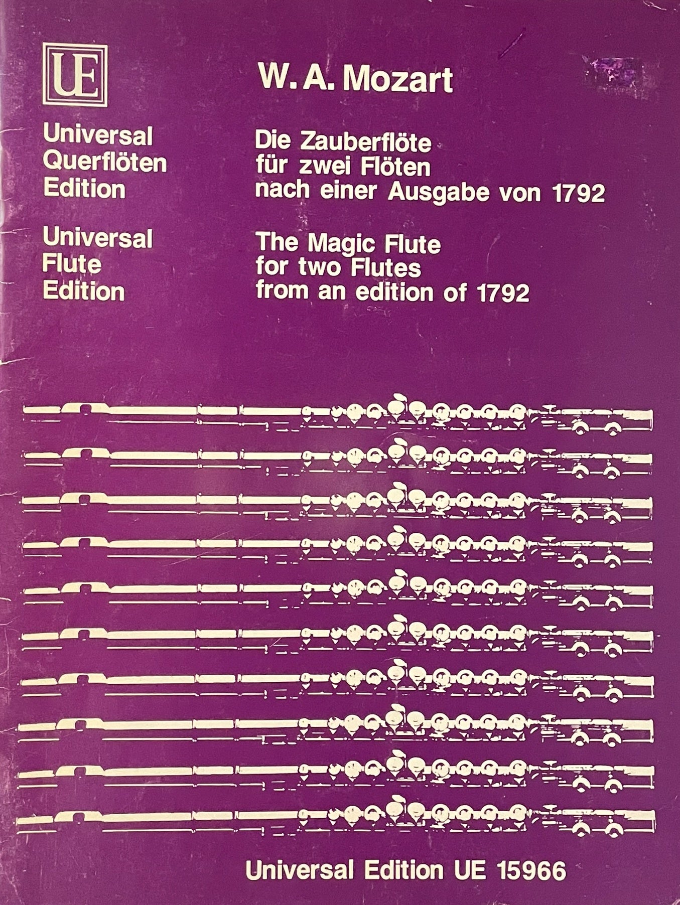 The Magic Flute for Two Flutes by W.A. Mozart