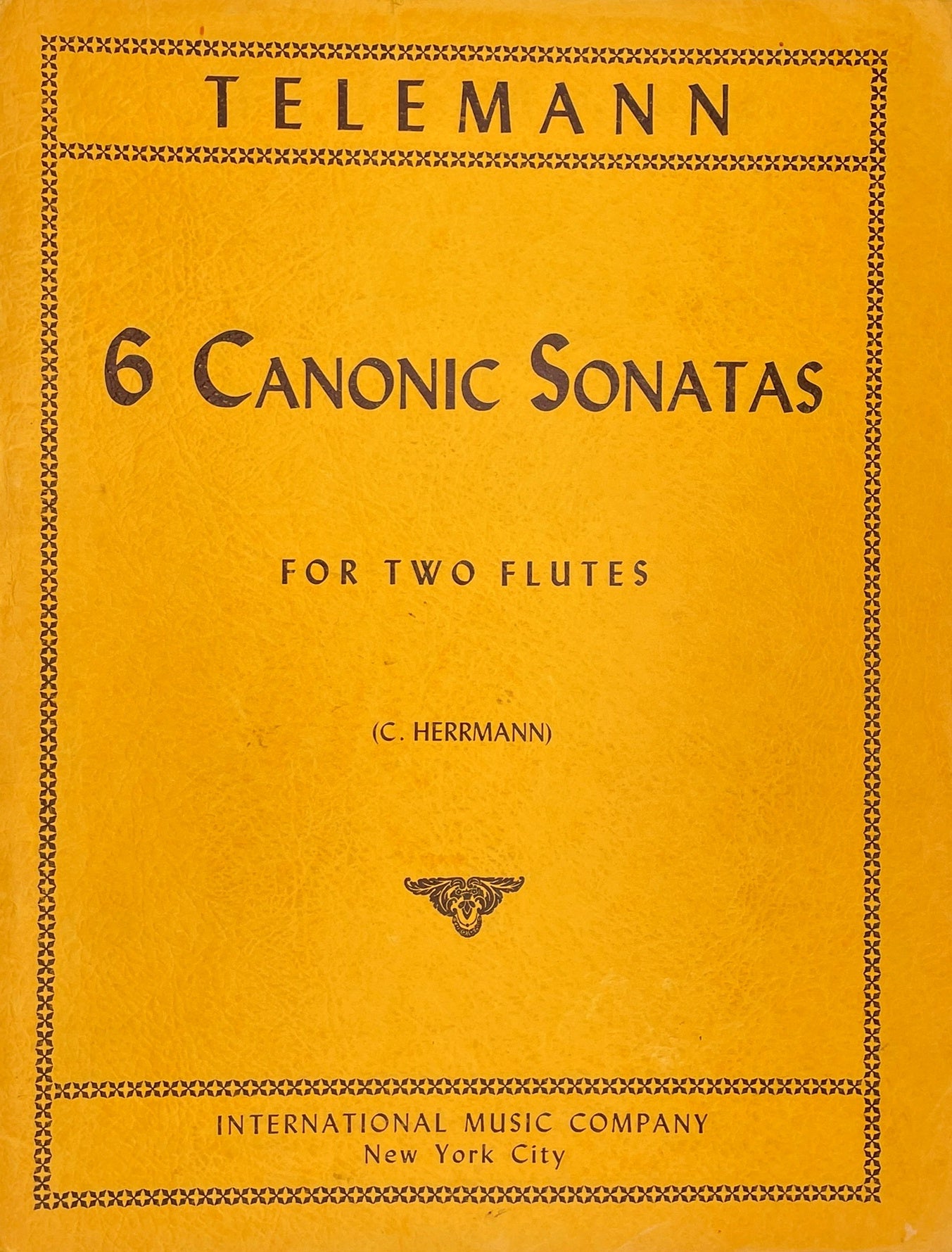 Six Canonic Sonatas by Georg Philipp Telemann